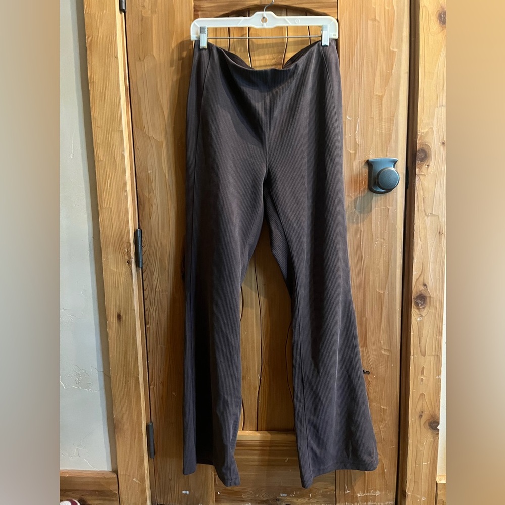 lululemon athletica Boot-Cut Wide-Leg Pants in Dark Brown